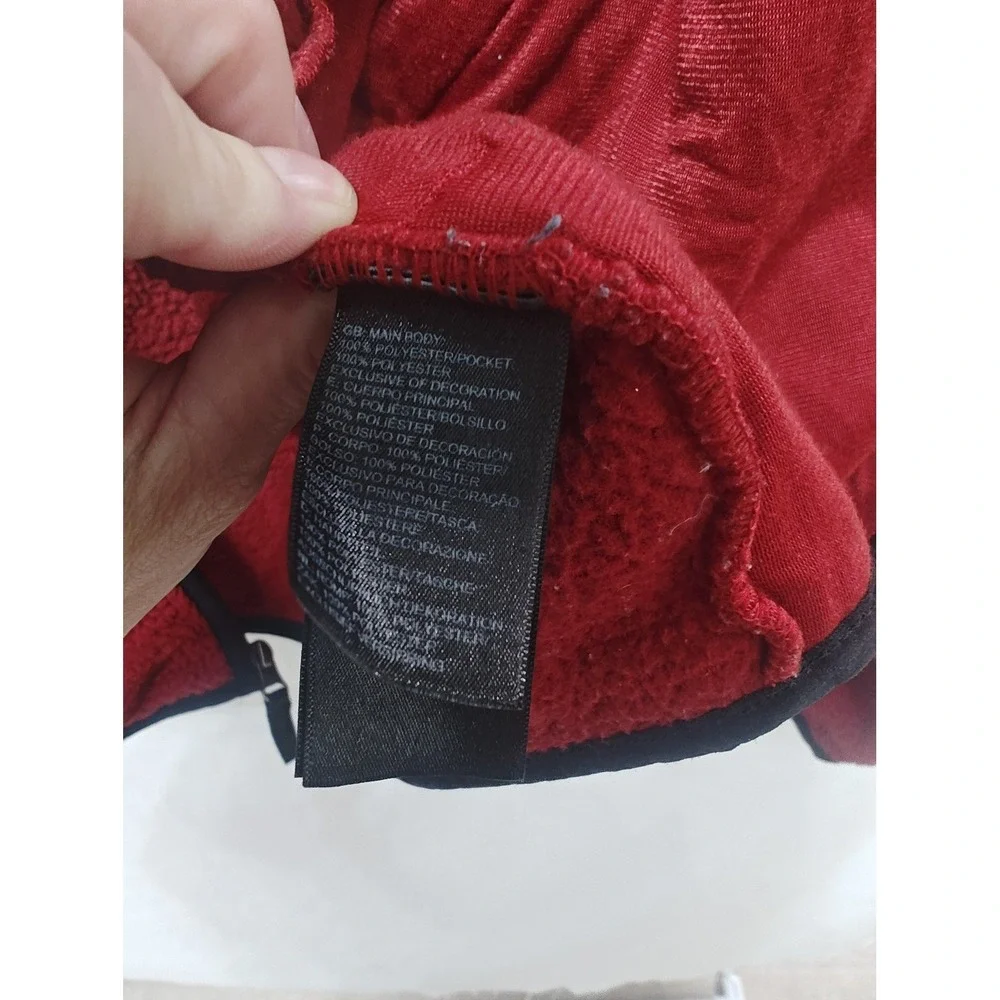 The North Face Dunraven Sherpa Full Zip Jacket‎ NF0A3YRM Mid weight Red Maroon M